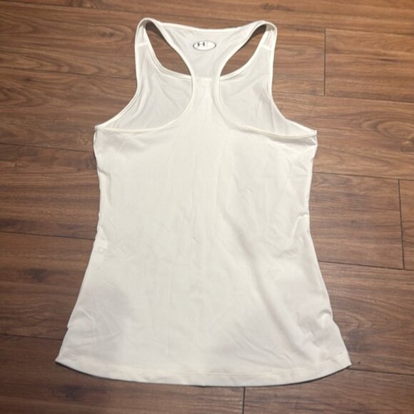 NWOT Under Armour White Compression Tank Top - Picture 2 of 2